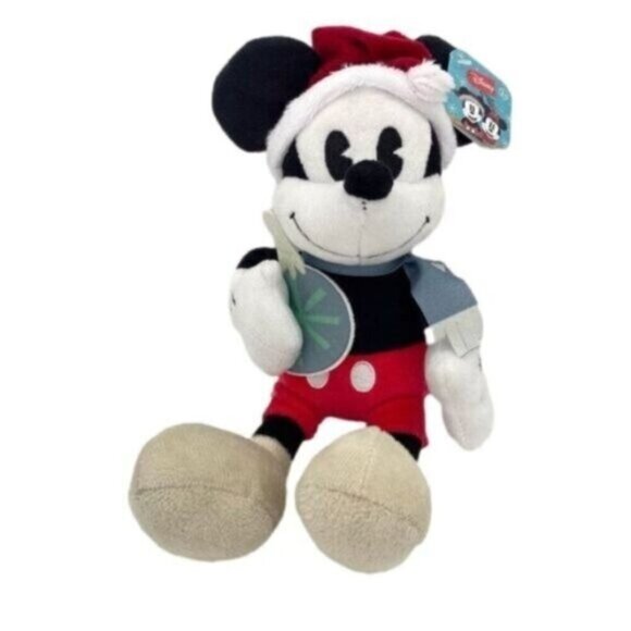 Disney Mickey Mouse Holiday Plush New - Picture 1 of 9